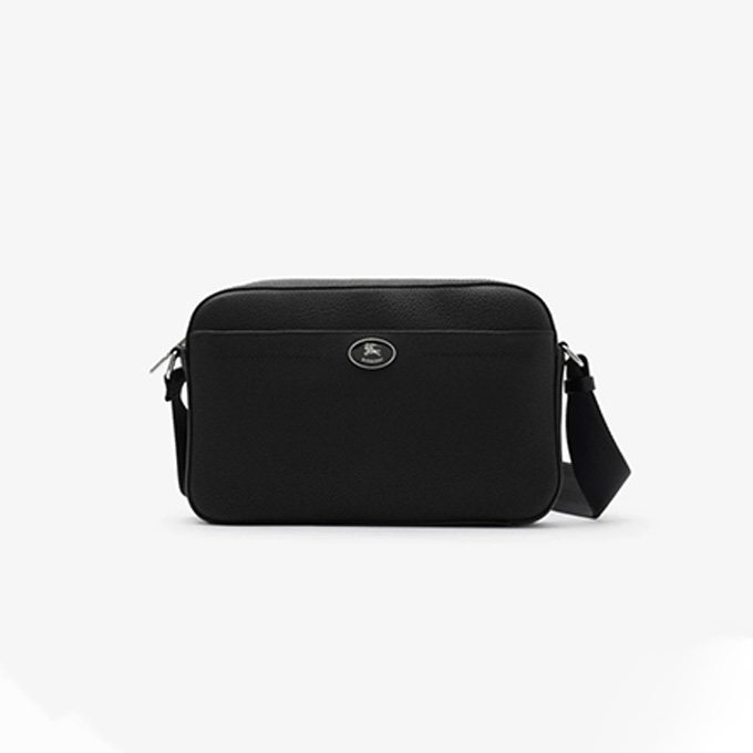 burberry ekd grained leather crossbody camera bag